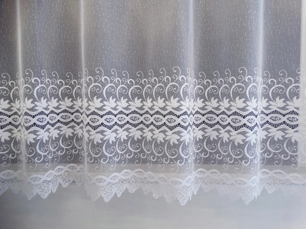 Mg Függöny 618/473 Fehér 500x170cm Got Szalaggal Skr M