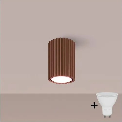 Brilagi - LED spotlámpa CRESTO 1xGU10/10W/230V 10 cm barna