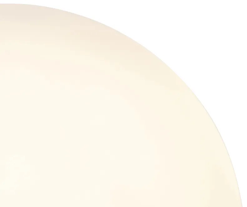 Art Deco asztali lámpa sárgarézzel és opálüveggel 45,5 cm - Pallon