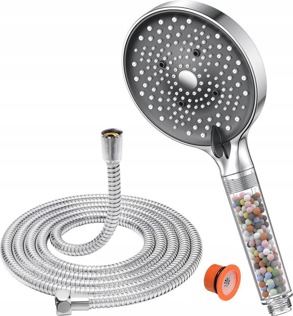 Zuhanyfej Yeaupe Pro fehér 130mm 6 stream vízkőmentesítő funkció