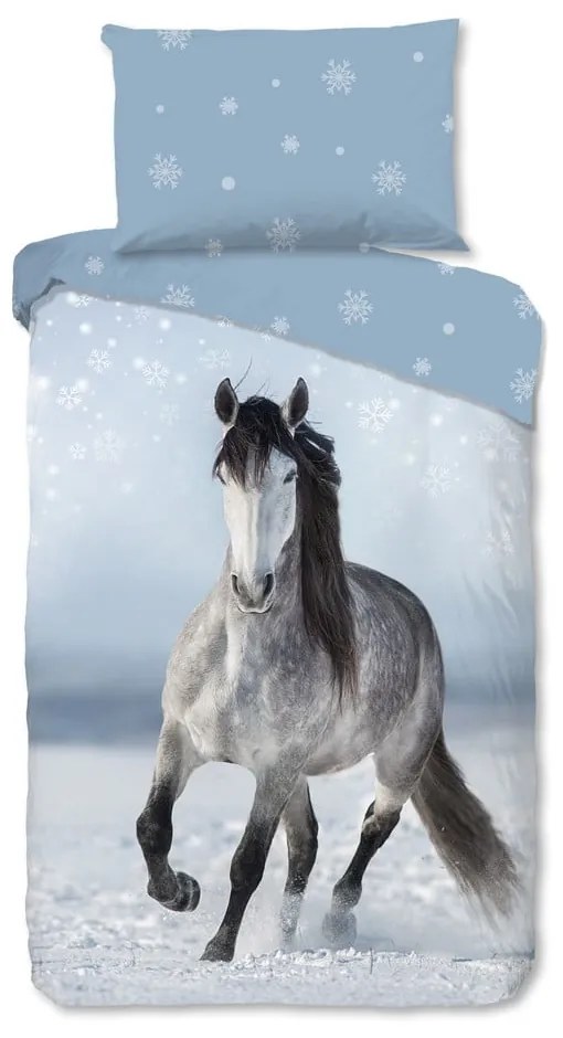 Egyszemélyes flanel gyerek ágyneműhuzat 140x200 cm – Good Morning