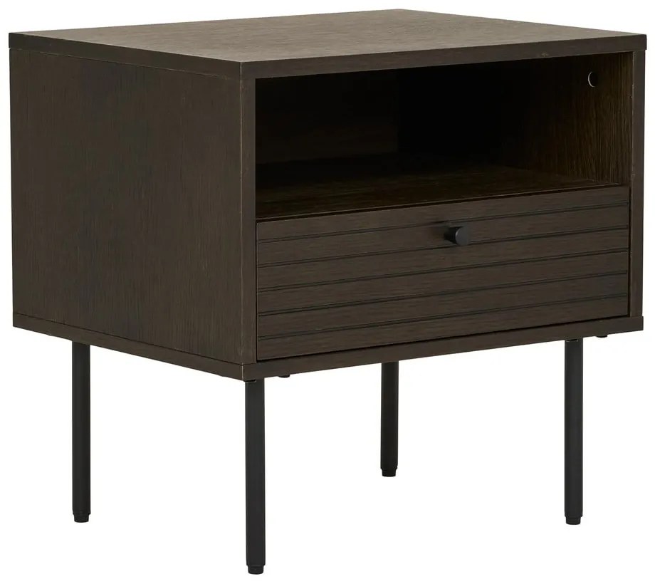 Tárolóasztal tölgyfa dekorral Kyoto – House Nordic