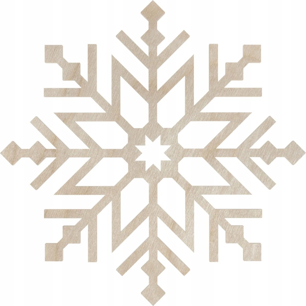 Fa Hópehely Dekoráció Karácsonyi Dekoráció Decoupag 20CM