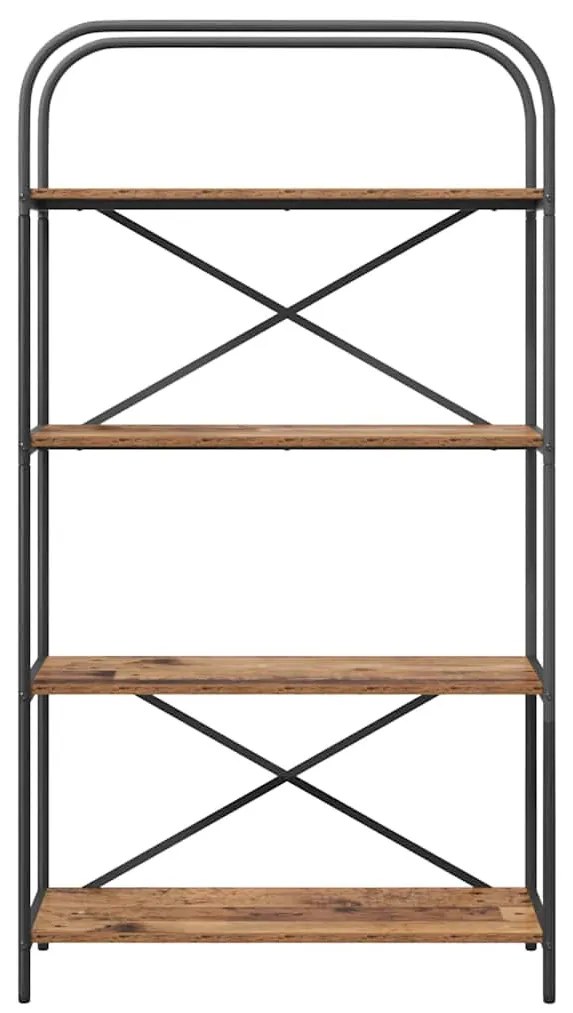 Könyvespolc Régi fa 80 x 30 x 146 cm Faanyag
