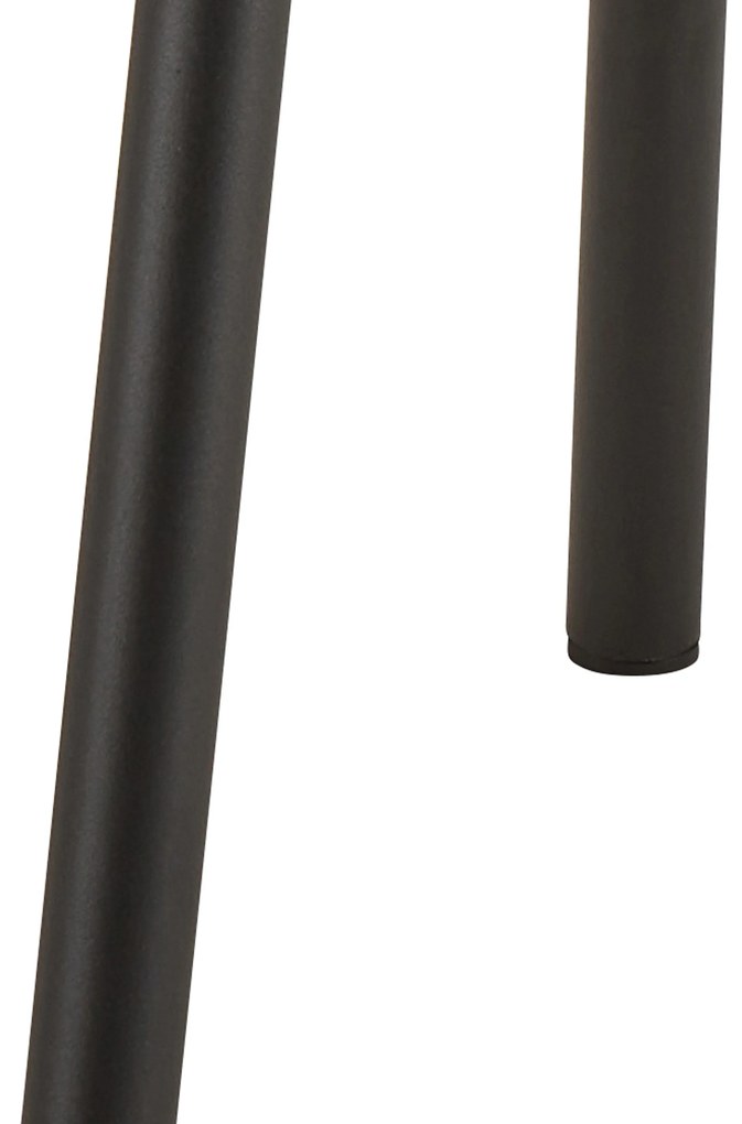 MAZZONI EXPORT FIORA Sötétszürke (Apia 458 szövet) / fekete váz – MODERN KÁRPITOZOTT CHENILLE SZÉK NAPPALIBA/ÉTKEZŐBE