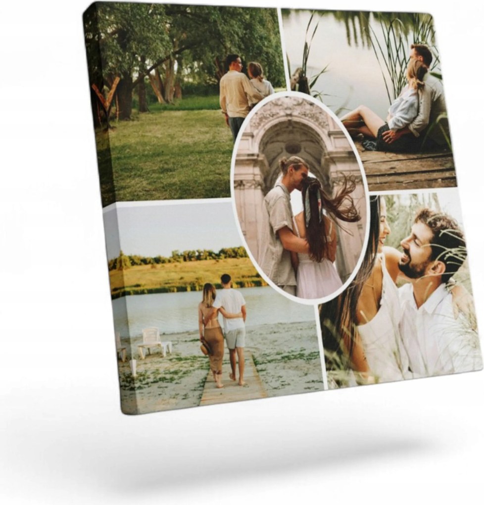 Fotó-vászonkép Az Ön fotója 60x60 Kollázs Varázsló Minták 5 Fotó