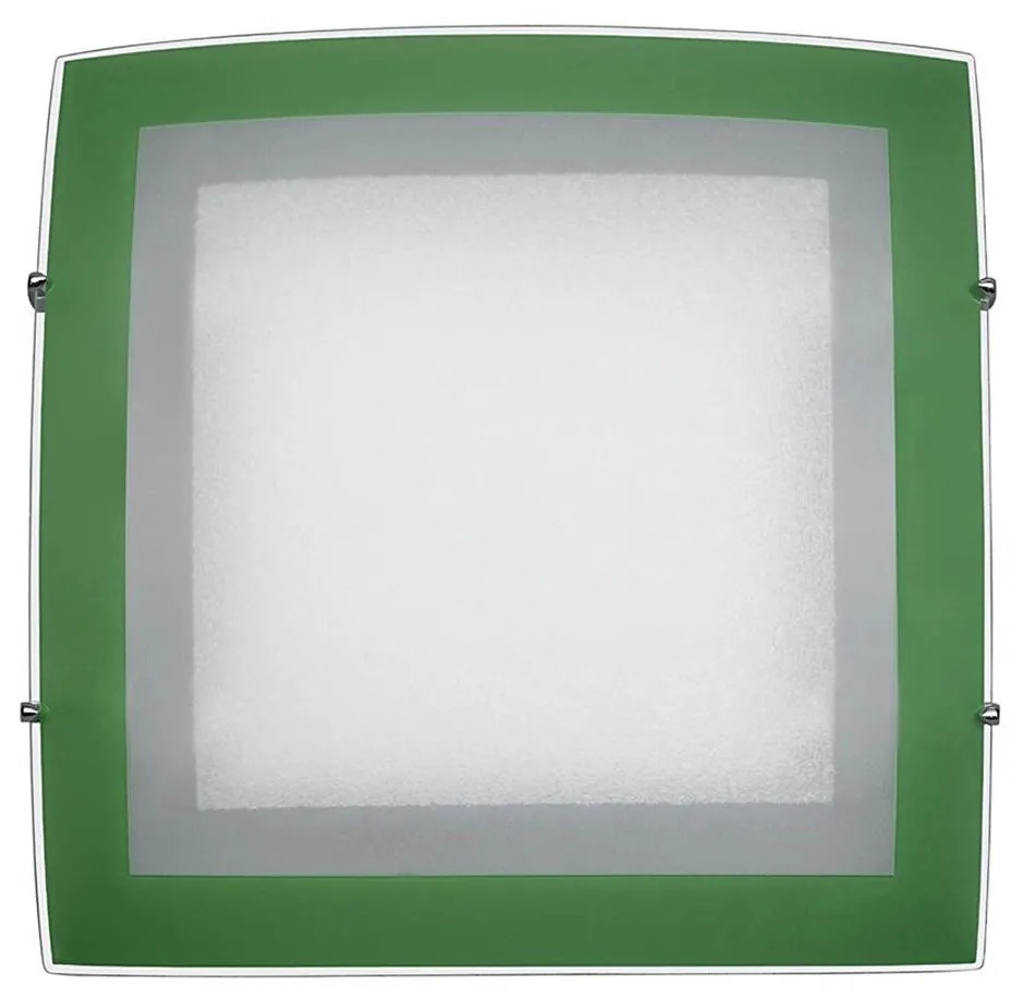 PREZENT 45001 - ARCADA mennyezeti lámpa 2xE27/60W zöld