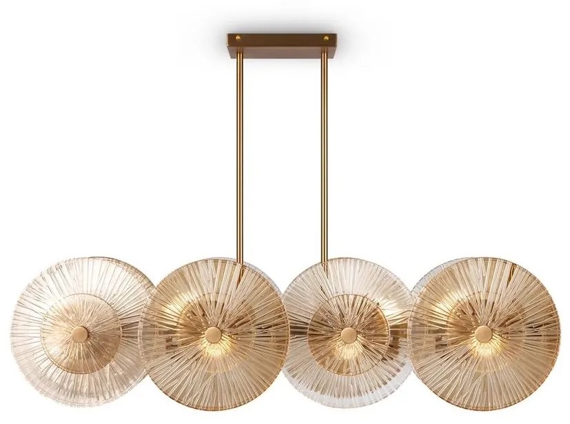 Maytoni MOD007PL-08G1 - Csillár rúdon ASTER 4xE14/40W/230V