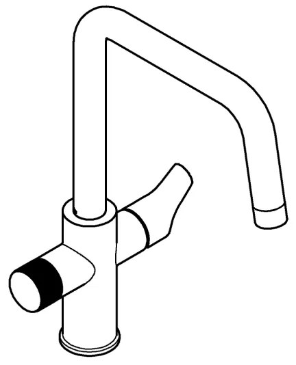 GROHE 30595DC0 - BLUE PURE rozsdamentes acél mosogató csaptelep