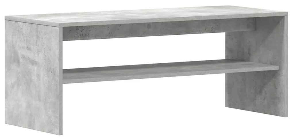 betonszürke forgácslap TV-szekrény 100 x 40 x 40 cm