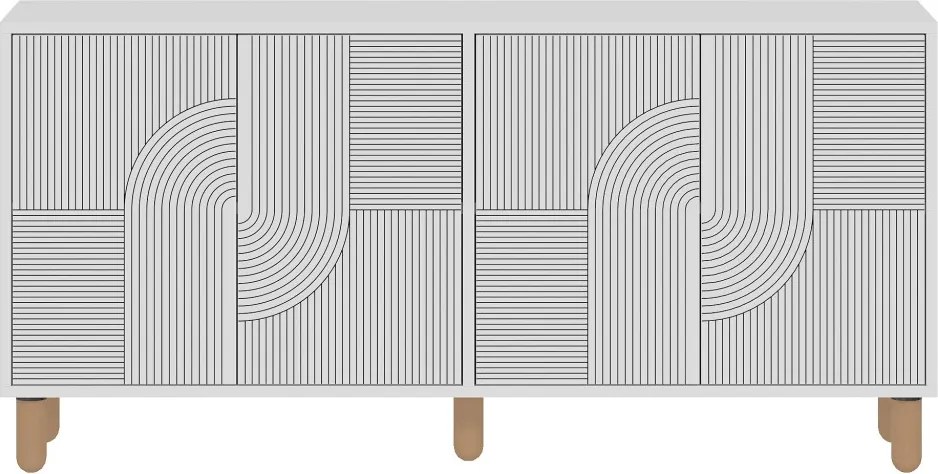 Desso komód, fehér, 150 cm