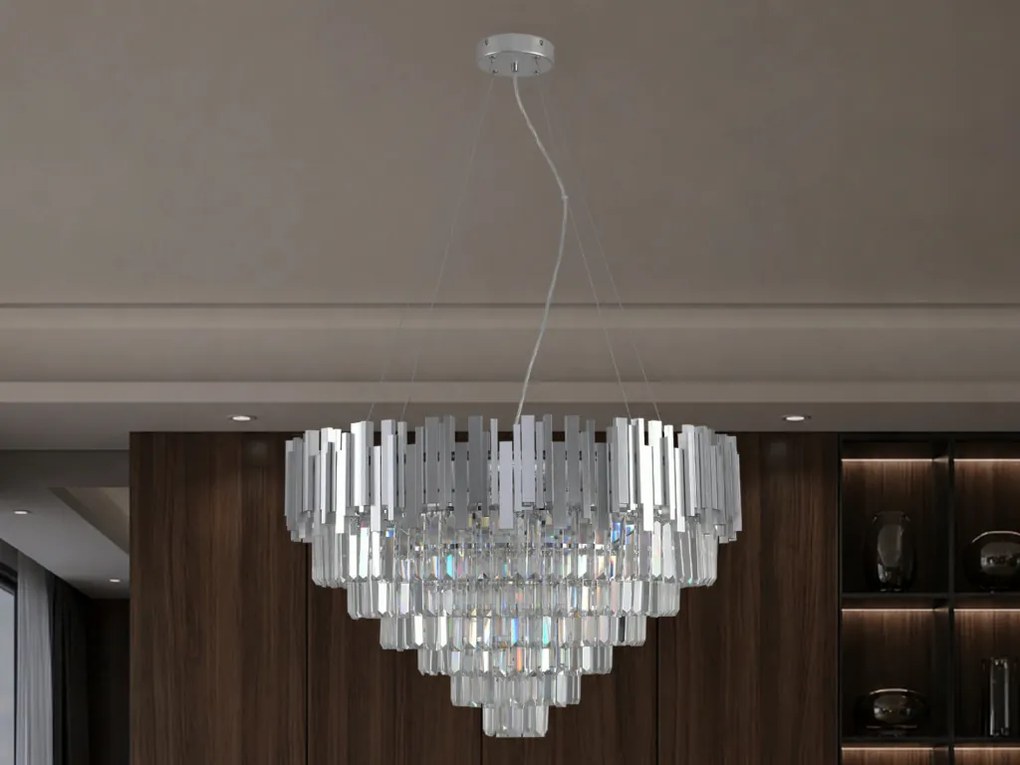 NEDES N2213 PLAZA Kristály Függesztett Lámpa IP20