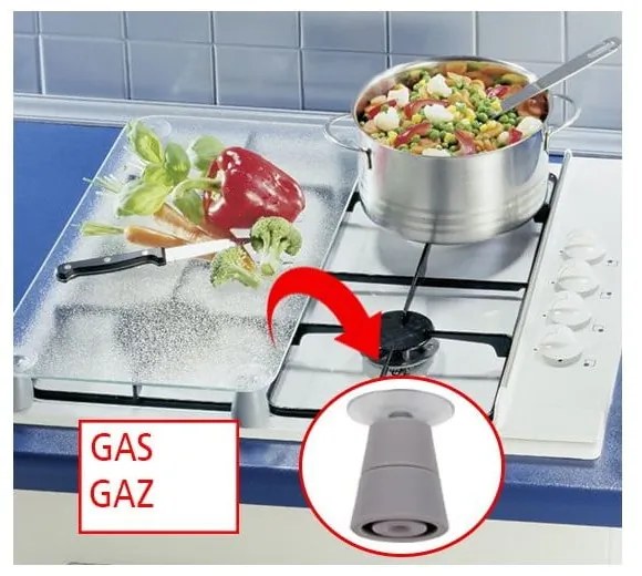 Edzett üveg tűzhely fedőlap szett 2 db-os 30x52 cm Spices – Wenko