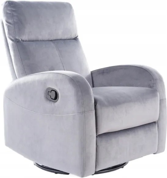 Összecsukható fotel Olimp Velvet szürke Sig