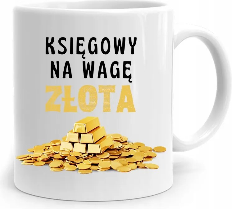 Arany Mérleg Könyvelő Bögre fényképes nyomtatással