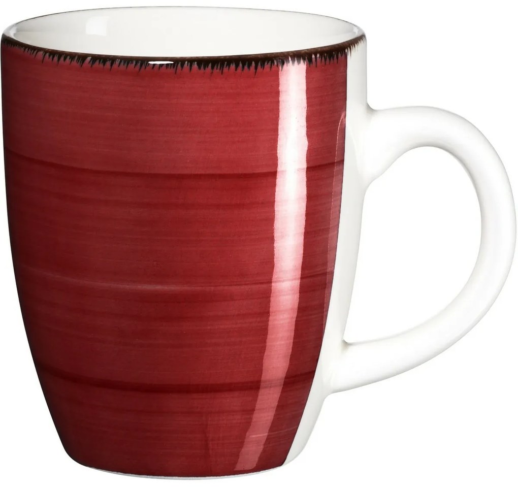 Mäser 6 db-os csészes készlet Bel Tempo 380 ml,piros