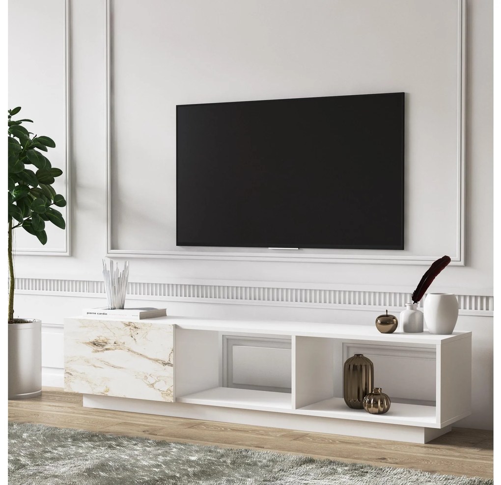 TV asztal/Szekrény Leporo (fehér) . 1102258