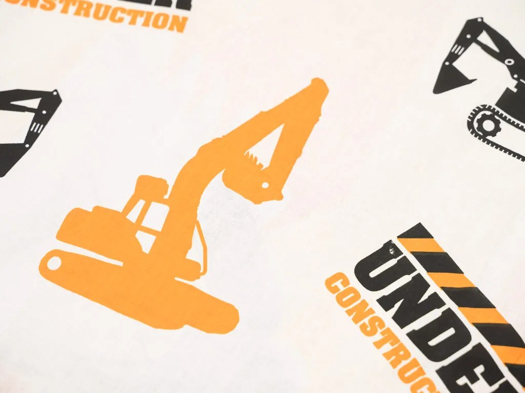 Világító pamut ágynemű BAGR narancssárga Ágyneműhuzat mérete: 70 x 90 cm | 140 x 200 cm