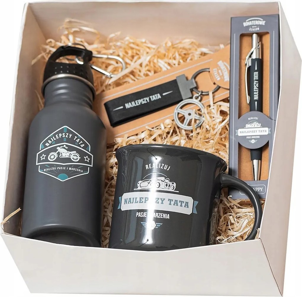 Szett Apának Ajándék Fiúnapra Születésnapra Üveg Bögre Toll