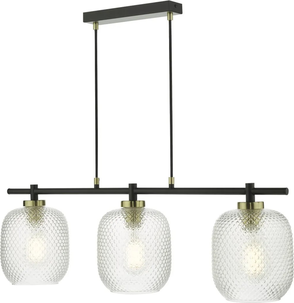 Dar Lighting Tehya TEH0354 Függőlámpa 3x60w/e27