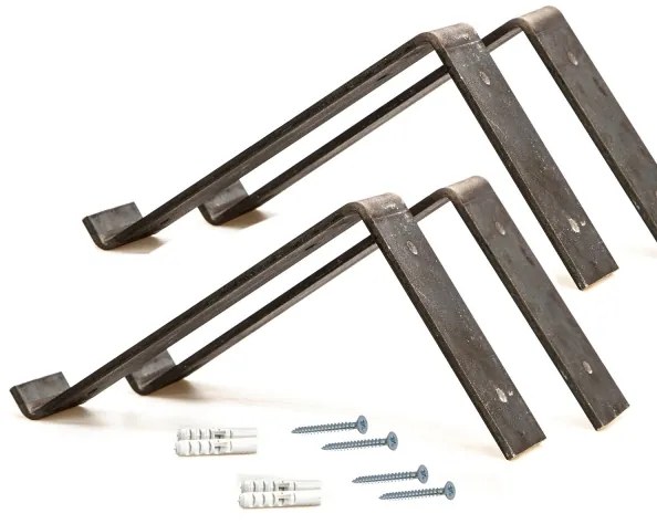 KÉSZLET 2x Fali polc fenyő