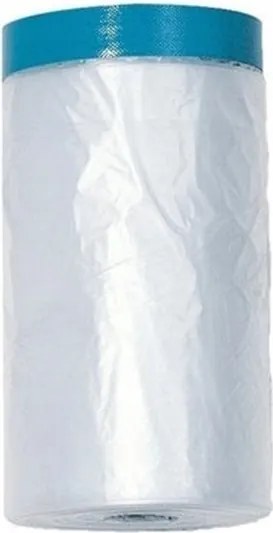 német festőfólia ragasztószalaggal 210 cm x 14 m vakolótekercs