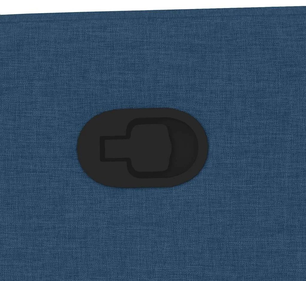 kék szövet dönthető fotel