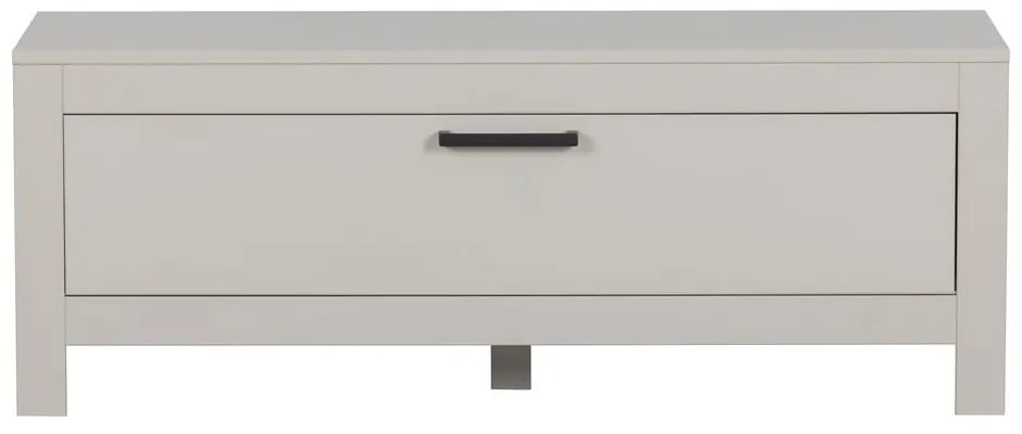 Világosszürke borovi fenyő TV-állvány 120x45x40 cm Bonk – WOOOD