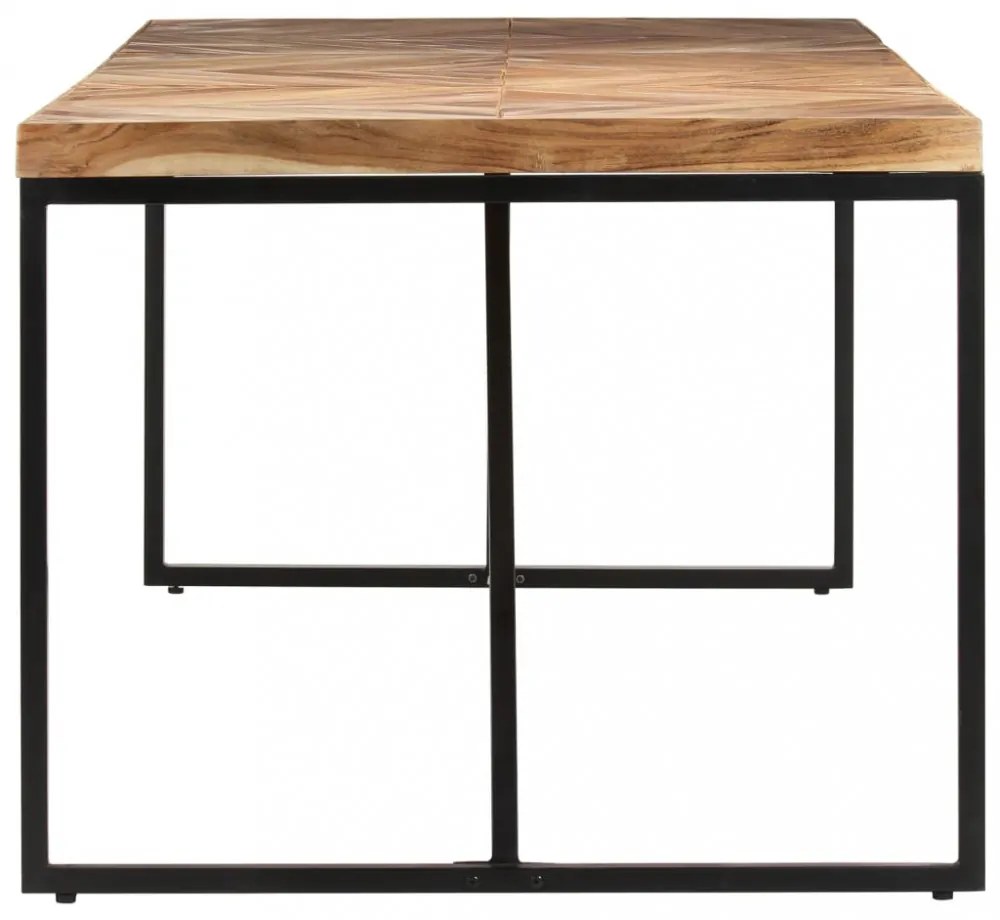 tömör akácfa és mangófa étkezőasztal 180 x 90 x 76 cm
