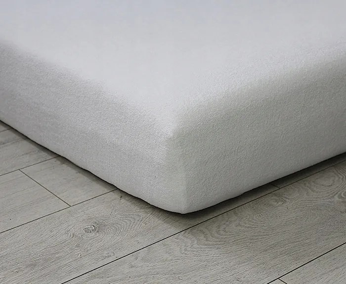 Gumis frottír lepedő Fehér 01 160x200 vastag lengyel