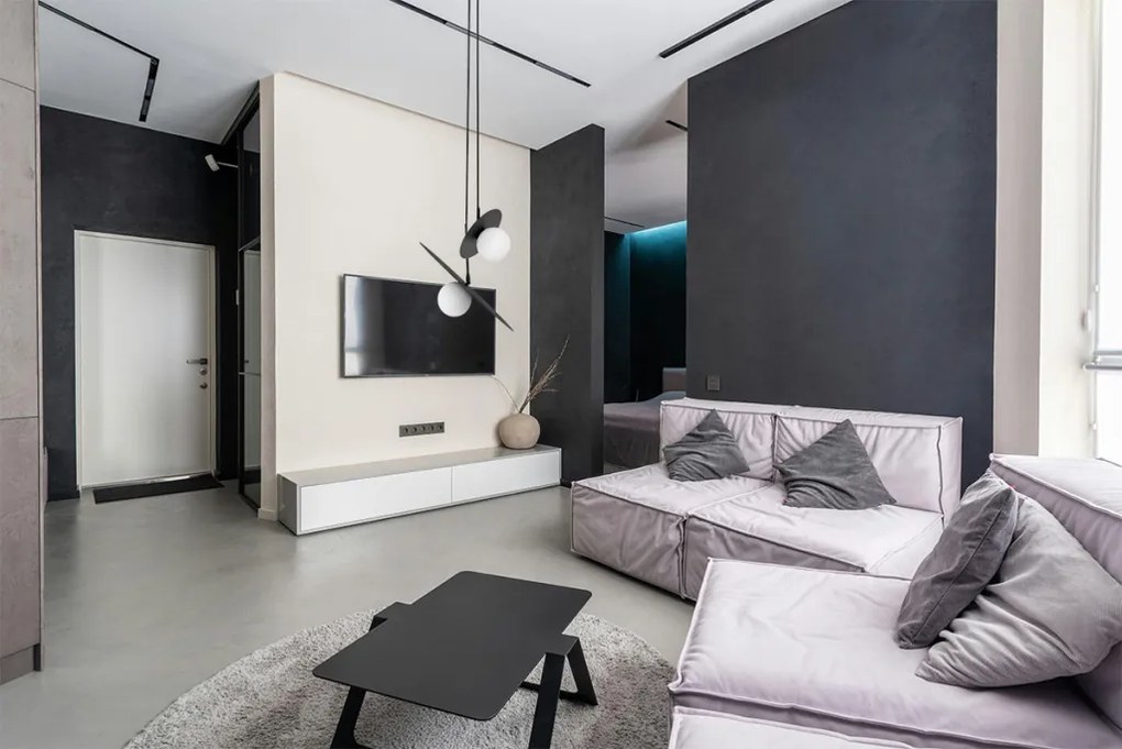 KAJA K-5370 SANTE Modern Függesztett Lámpa Fekete G9 IP20