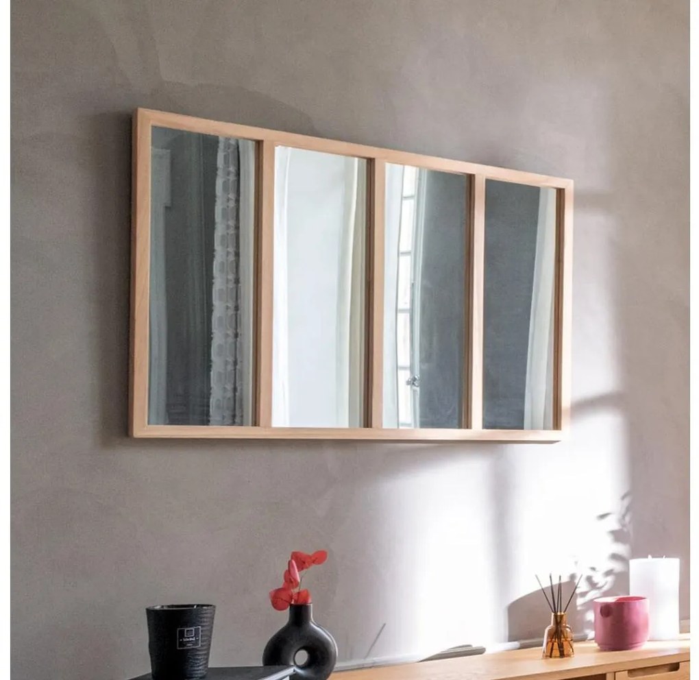 Atmosphera - Fali tükör NAE 76x116 cm paulownia