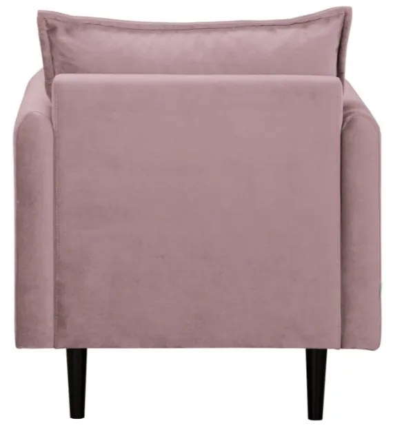 Levendula színű bársony fotel Juli – Ropez
