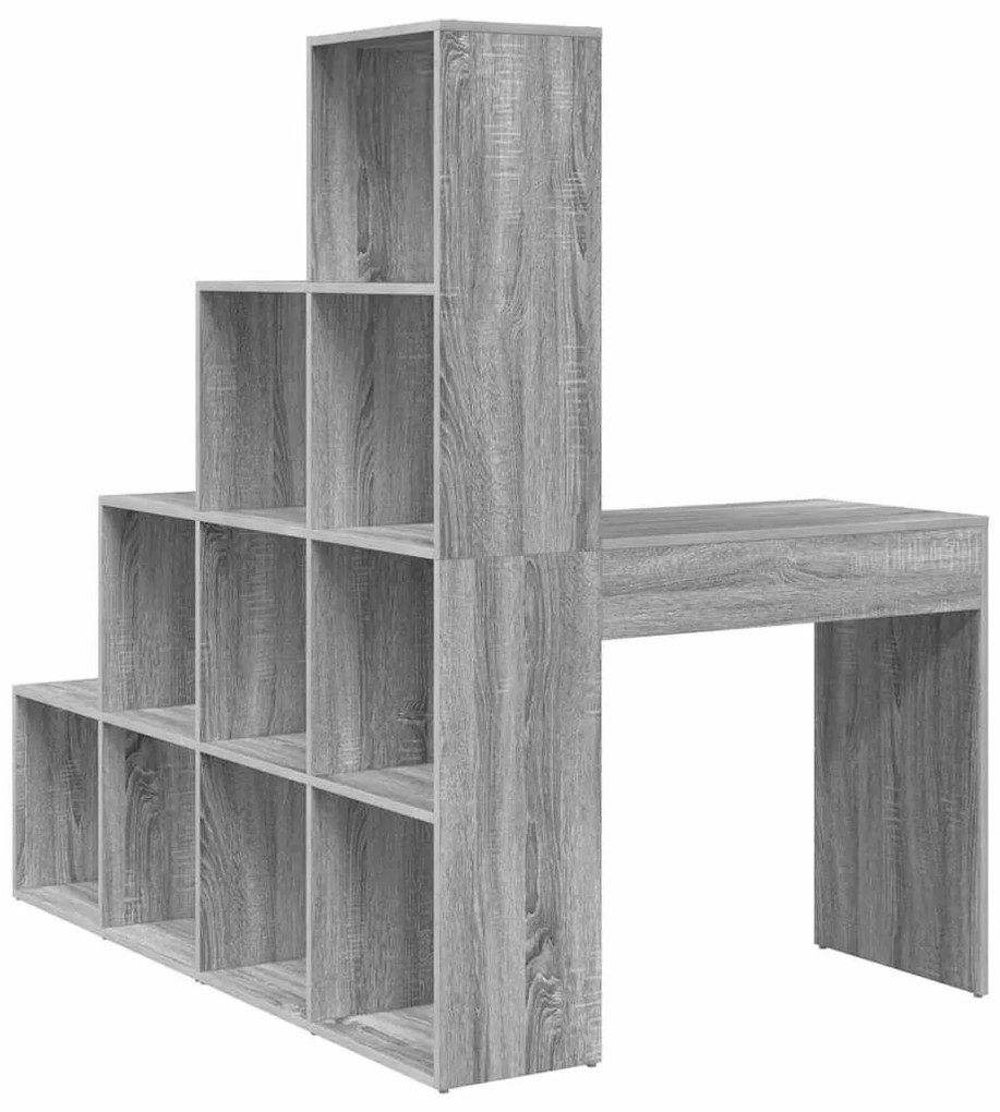 Sarokíróasztal Szürke sonoma 101,5 x 149,5 x 149,5 cm Faanyag