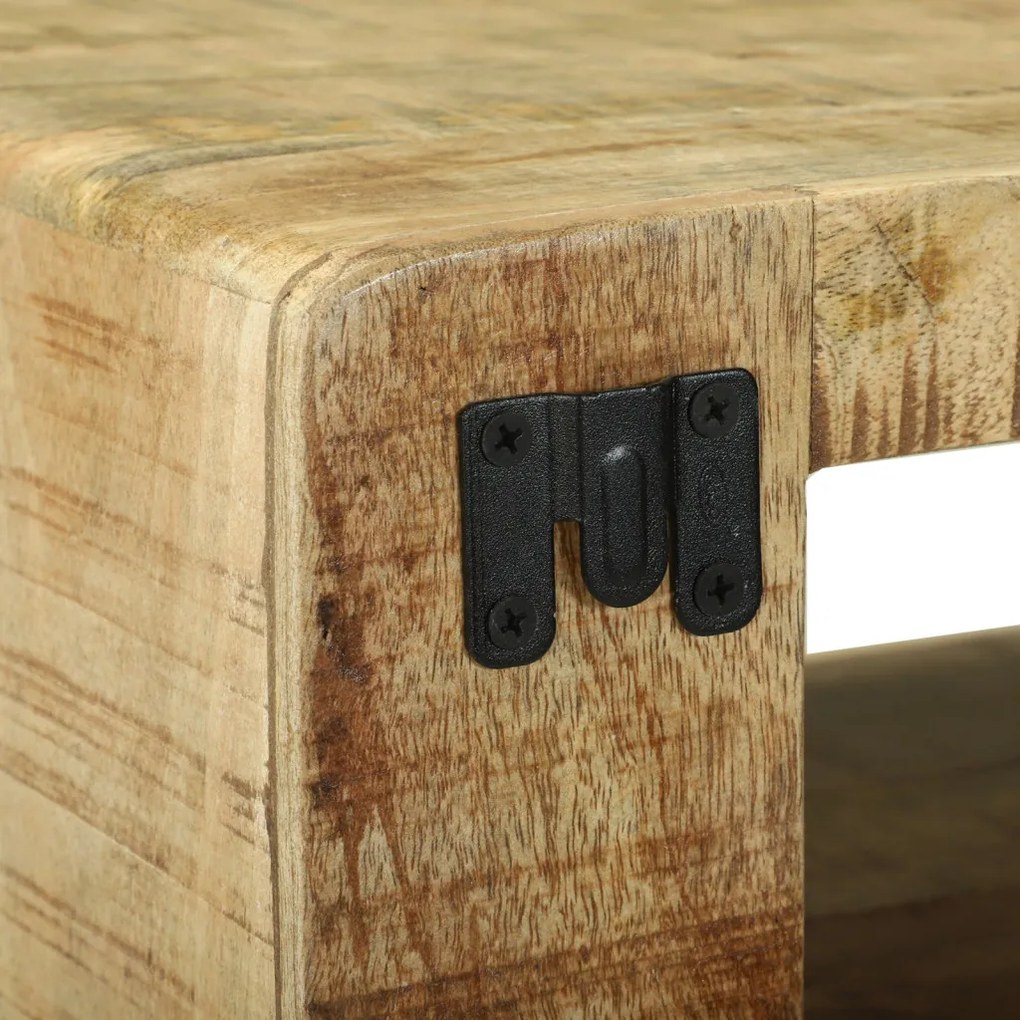TV szekrény 80x32x36 cm Tömör fa Mangó