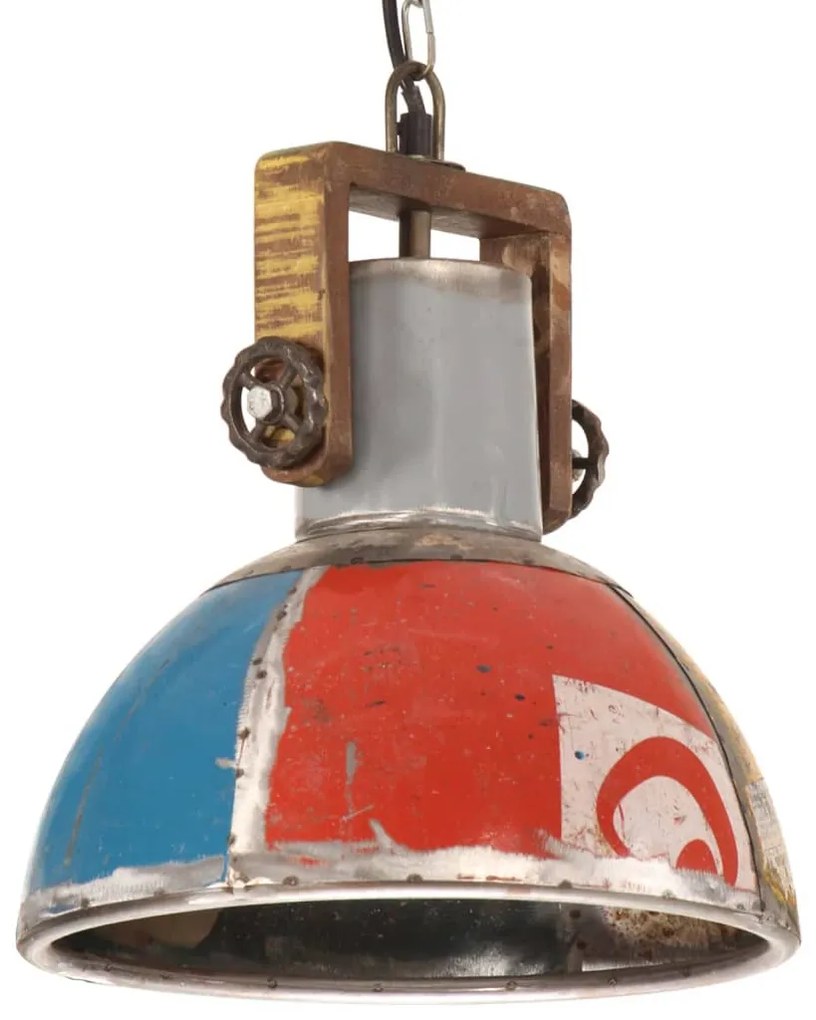 kerek többszínű ipari függőlámpa 25 W 30 cm E27