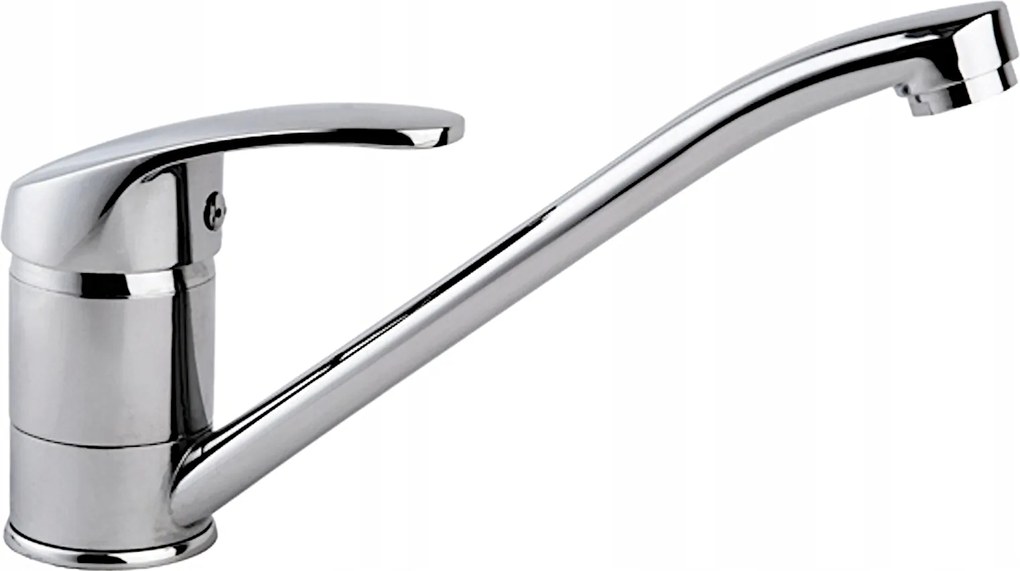 Konyhai Mosogató Csaptelep Álló Csaptelep Forgatható Kifolyócső Króm Valvex