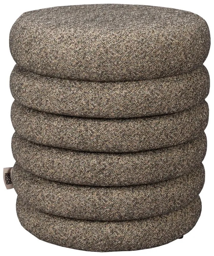 Barna buklé puff Fern – Dutchbone