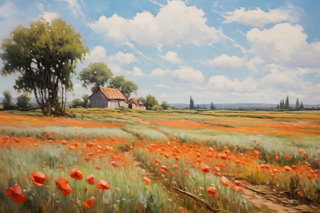 Poszter 60x40cm Suttogó pipacsmezők