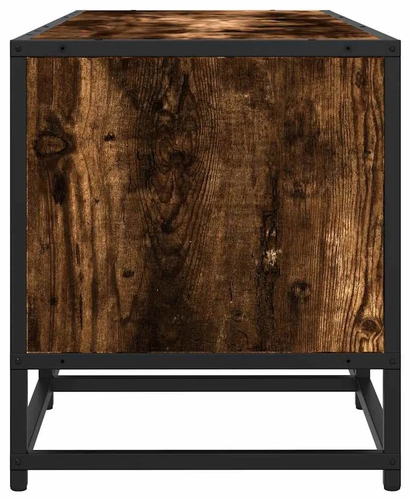 füstös tölgy színű szerelt fa TV-szekrény 210 x 35 x 41 cm