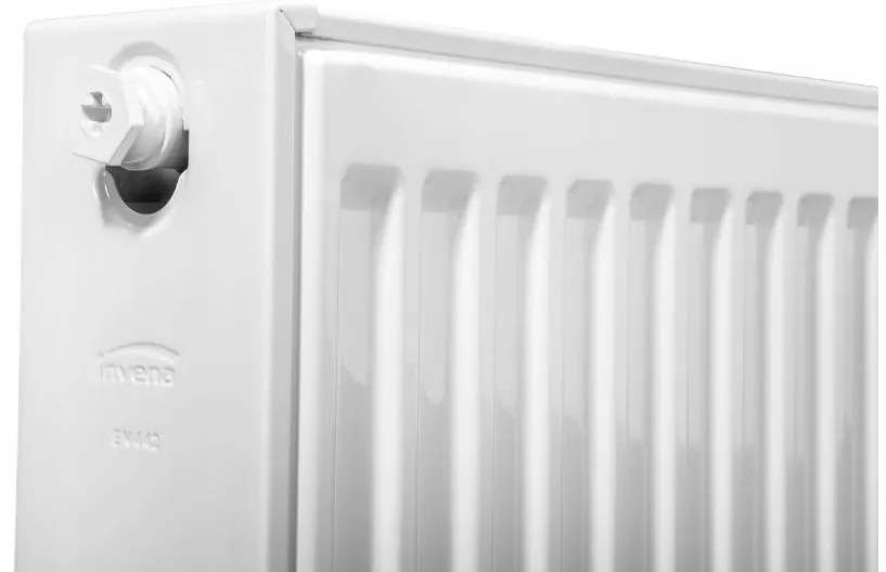 Invena Prov K22, panelradiátor 550x1000 mm 1684W tartozékokkal és oldalcsatlakozóval, fehér, INV-UG-91-5510-A