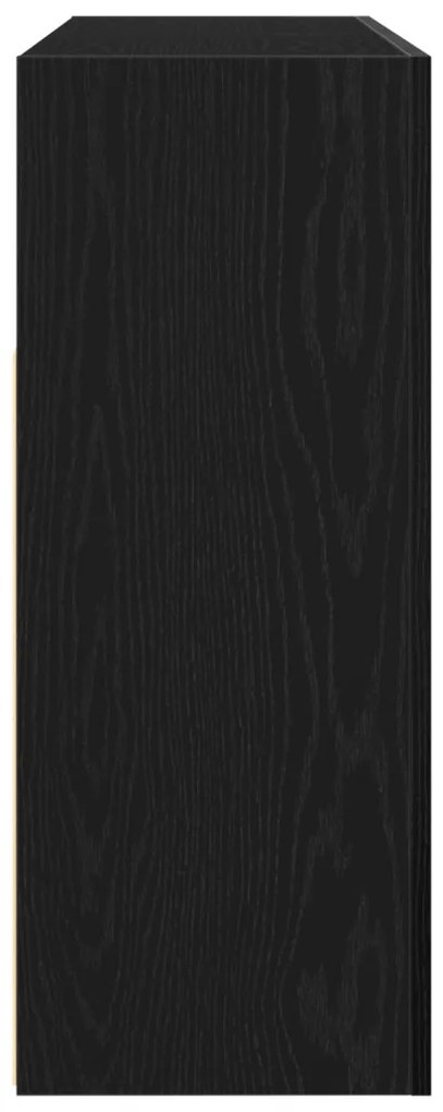 Oldalszekrény Fekete tölgy Rétegelt lemez 116 x 30 x 75 cm