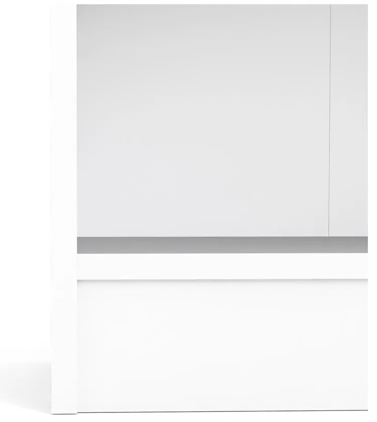 Basic fehér könyvespolc, 79 x 203 cm - Tvilum