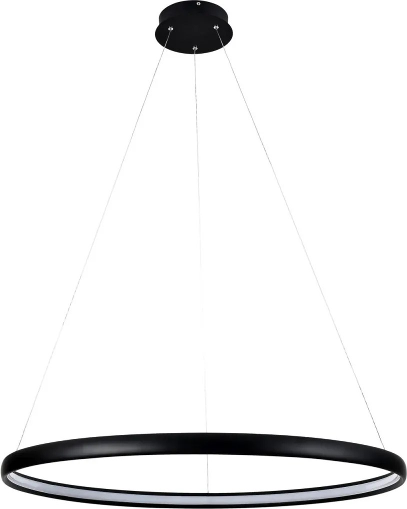 ZUMA LINE PL210503-800-BK CARLO Modern Led Függesztett Lámpa Matt Fekete LED IP20