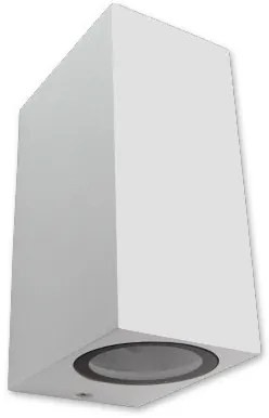 MasterLED Lida 150x92 fehér szögletes oldalfali lámpa GU10-es foglalattal