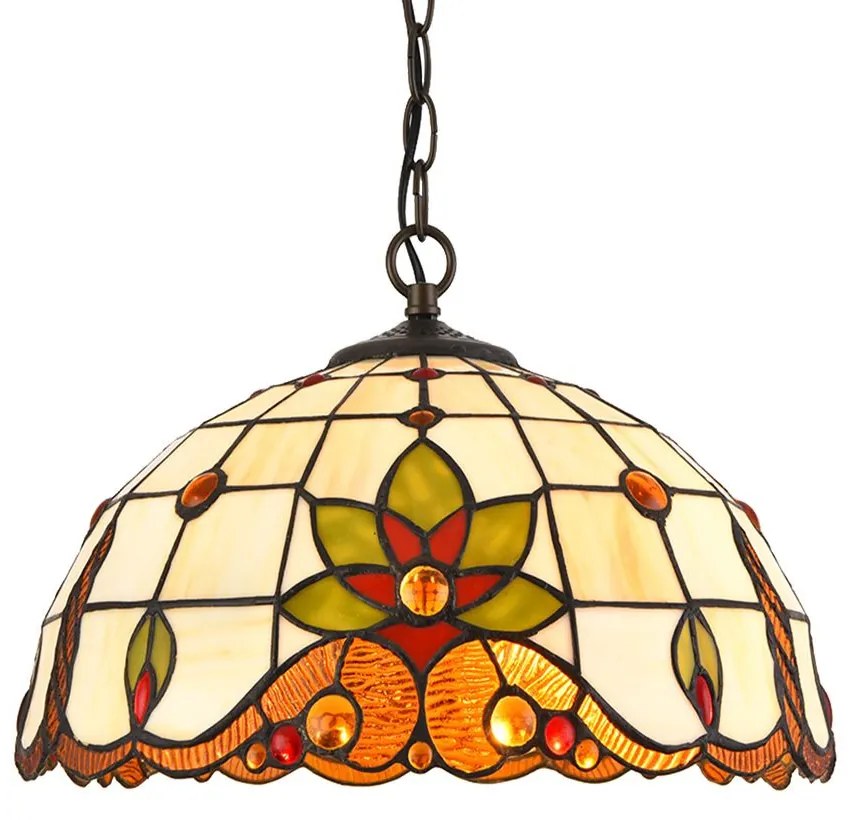 Prezent TIFFANY XVII. 220 Függőlámpa 2x60W/E27 IP20