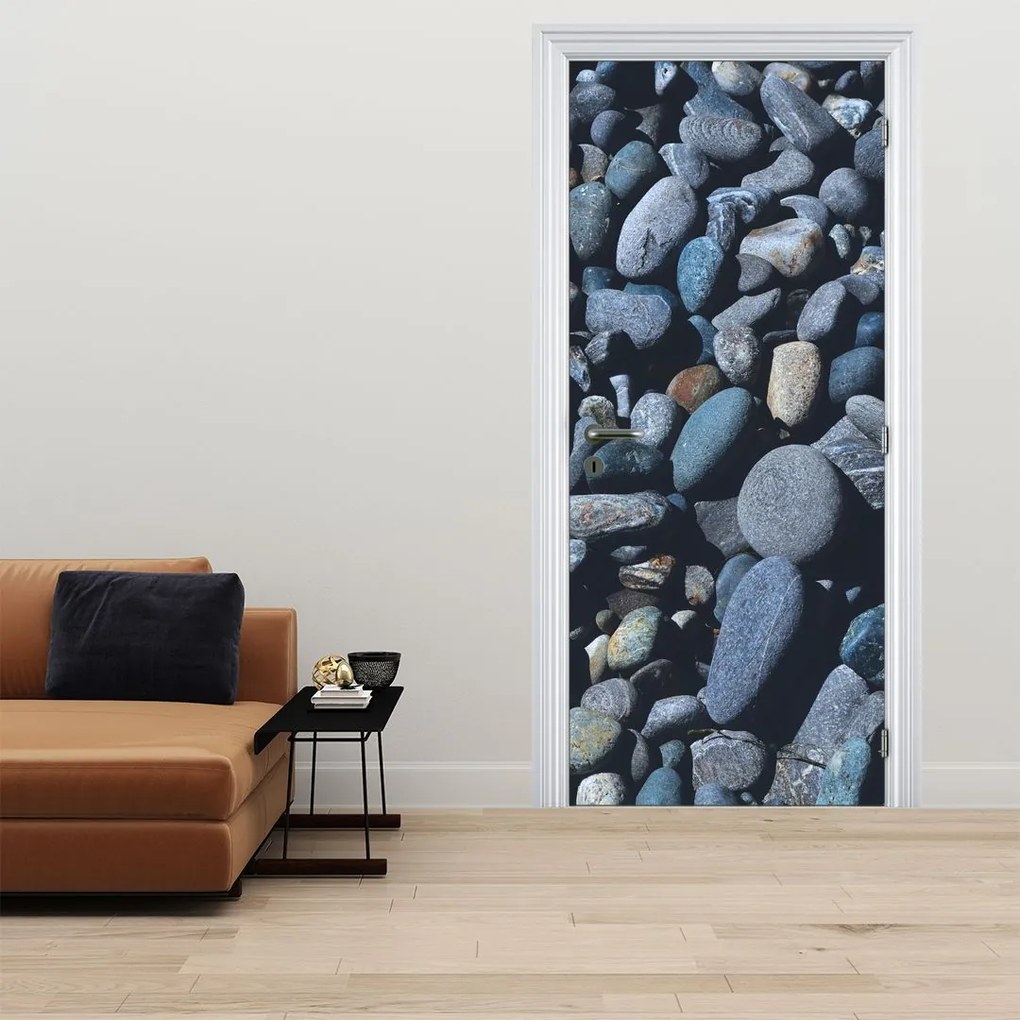Fotótapéta ajtóra - Kavicsos strand (95x205cm)