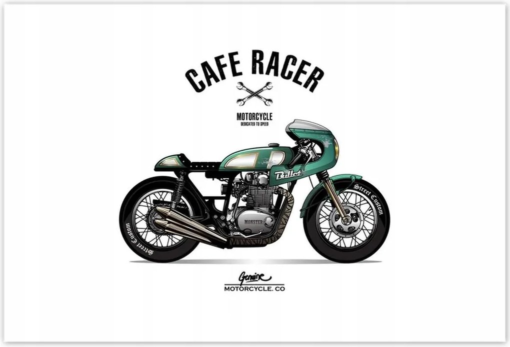 Poszterek 185x125 Motorkerékpár Antik Vintage