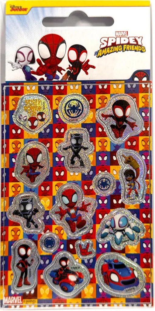 Pókember Spidey Power hologrammos matrica szett