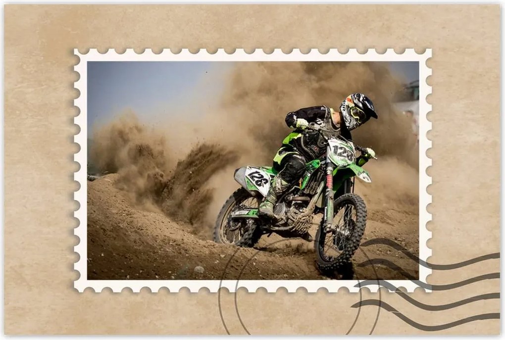 Poszterek 120x80 MotoCross Motorkerékpár Motor